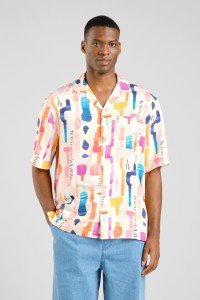 Hemd Marstrand Summer Abstract Pink